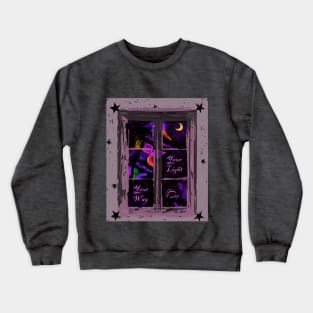 Luz en tu Camino Lilac Crewneck Sweatshirt